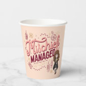 Chibi Hermelien "Mischief Managed" Papieren Bekers (Achterkant)