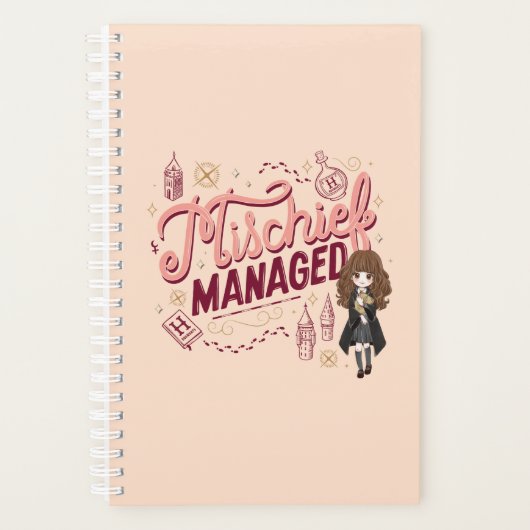 Chibi Hermelien "Mischief Managed" Planner (Voorkant)
