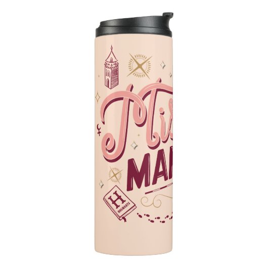 Chibi Hermelien "Mischief Managed" Thermosbeker (Gedraaid links)