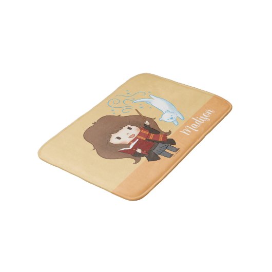 Chibi Hermione Granger Patronus Badmat (Gekanteld)