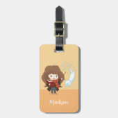 Chibi Hermione Granger Patronus Bagagelabel (Voorkant verticaal)