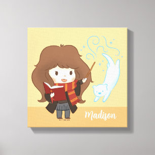 Chibi Hermione Granger Patronus Canvas Afdruk