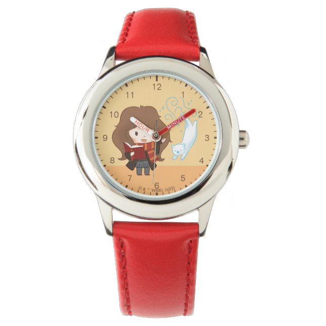Chibi Hermione Granger Patronus Horloge (Voorkant)