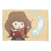 Chibi Hermione Granger Patronus Kussensloop (Voorkant)