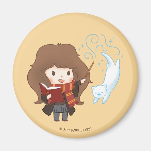 Chibi Hermione Granger Patronus Magneet (Voorkant)