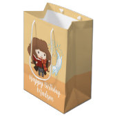 Chibi Hermione Granger Patronus Medium Cadeauzakje (Voorkant Gekanteld)