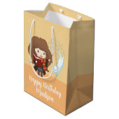 Chibi Hermione Granger Patronus Medium Cadeauzakje (Achterkant Gekanteld)