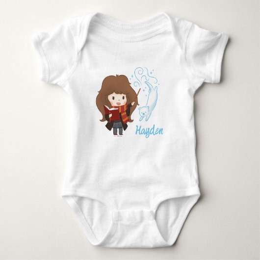 Chibi Hermione Granger Patronus Romper (Voorkant)