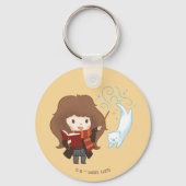 Chibi Hermione Granger Patronus Sleutelhanger (Voorkant)