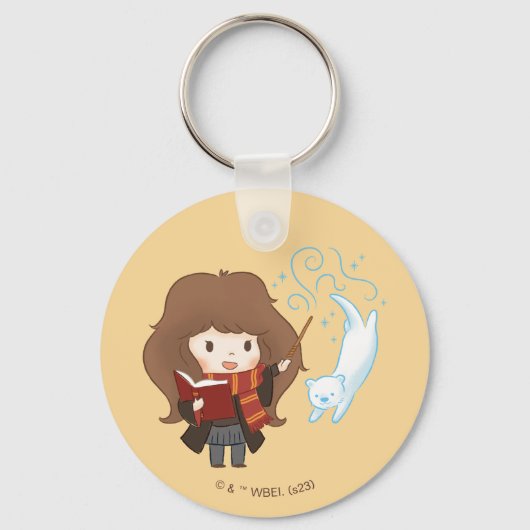Chibi Hermione Granger Patronus Sleutelhanger (Voorkant)