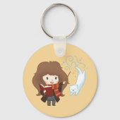 Chibi Hermione Granger Patronus Sleutelhanger (Achterkant)