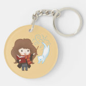 Chibi Hermione Granger Patronus Sleutelhanger (Achterkant)
