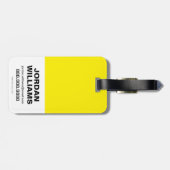 Chibi Heroes Dancing Bagagelabel (Achterkant horizontaal)