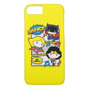 Chibi Heroes Dancing iPhone 8/7 Hoesje