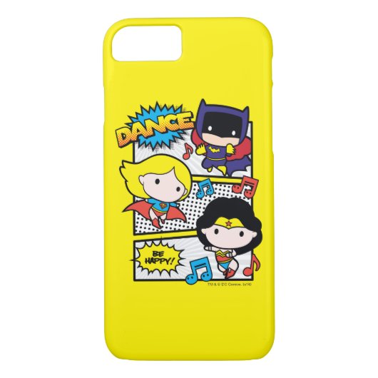 Chibi Heroes Dancing Case-Mate iPhone Case (Achterkant)
