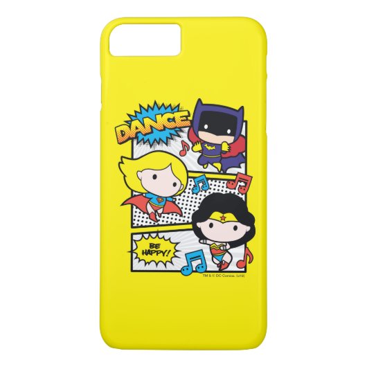 Chibi Heroes Dancing Case-Mate iPhone Case (Achterkant)
