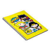 Chibi Heroes Dancing Notitieboek (Rechterzijde)