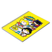 Chibi Heroes Dancing Notitieboek (Linkerzijde)