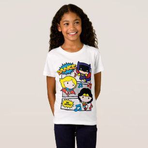 Chibi Heroes Dancing T-shirt