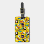 Chibi Heroine Dance Pattern Bagagelabel (Voorkant verticaal)