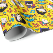 Chibi Heroine Dance Pattern Cadeaupapier (Rol Hoek)