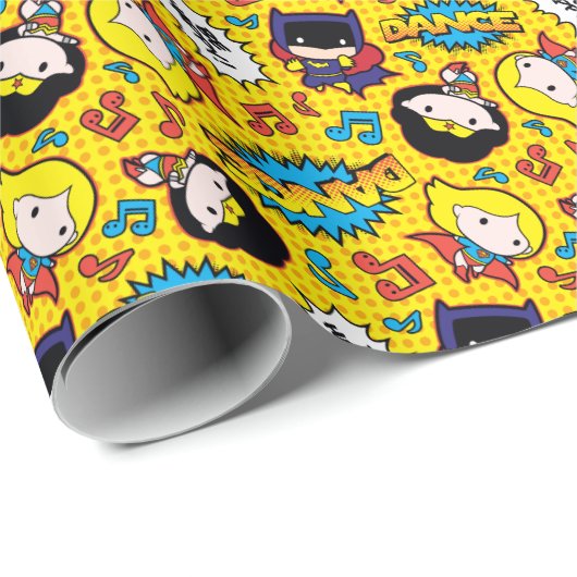 Chibi Heroine Dance Pattern Cadeaupapier (Rol Hoek)