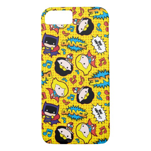 Chibi Heroine Dance Pattern Case-Mate iPhone Case (Achterkant)