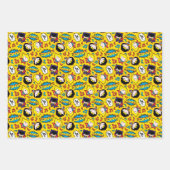 Chibi Heroine Dance Pattern Inpakpapier Vel (Voorkant 2)