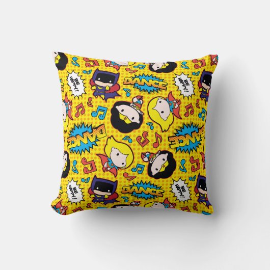 Chibi Heroine Dance Pattern Kussen (Voorkant)