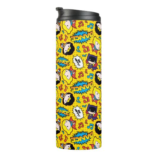 Chibi Heroine Dance Pattern Thermosbeker (Geroteerd rechts)