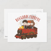 Chibi HOGWARTS EXPRESS™ Ride Briefkaart (Voorkant / Achterkant)