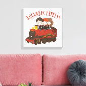 Chibi HOGWARTS EXPRESS™ Ride Canvas Afdruk (Insitu (Woonkamer))