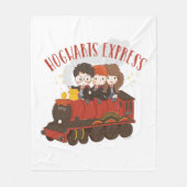 Chibi HOGWARTS EXPRESS™ Ride Fleece Deken (Voorkant)