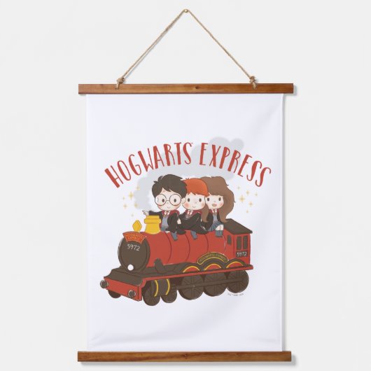 Chibi HOGWARTS EXPRESS™ Ride Hangend Wandkleed (Voorkant)