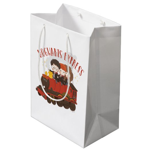 Chibi HOGWARTS EXPRESS™ Ride Medium Cadeauzakje (Achterkant Gekanteld)