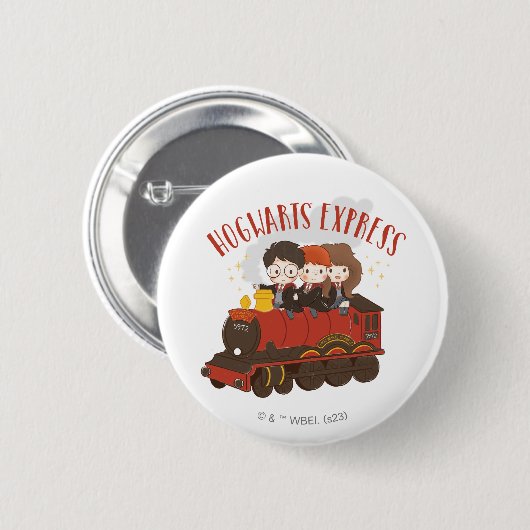 Chibi HOGWARTS EXPRESS™ Ride Ronde Button 5,7 Cm (Voorkant /achterkant)