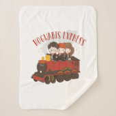 Chibi HOGWARTS EXPRESS™ Ride Sherpa Deken (Voorkant)