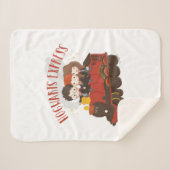 Chibi HOGWARTS EXPRESS™ Ride Sherpa Deken (Voorkant (horizontaal))