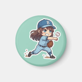 Chibi-honkbal 2026-editie - Pitcher Release Magneet