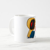 Chibi Hoodie Mok (Voorkant links)