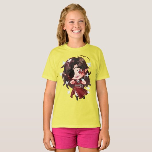 Chibi Hua Cheng Tgcf T-shirt (Voorkant volledig)