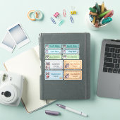 Chibi Husky Naamlabels Sticker (iPad Cover)