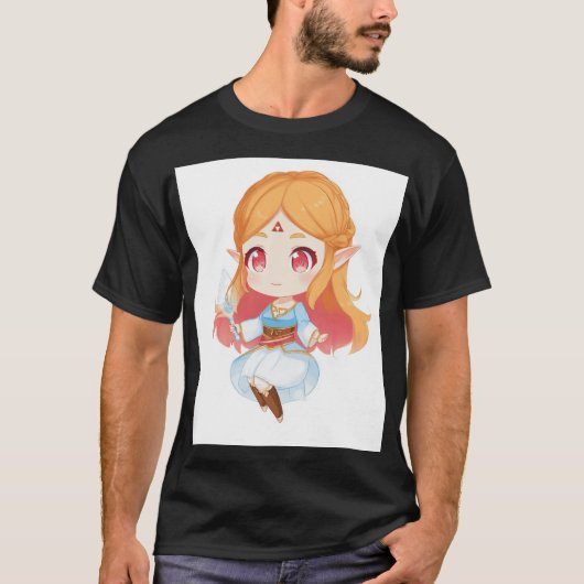 Chibi Hyliaanse Prinses T-shirt (Voorkant)