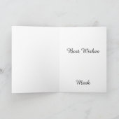 Chibi Ikemen Anime Man Ballonnen Feestdagen Kaart (Binnen)