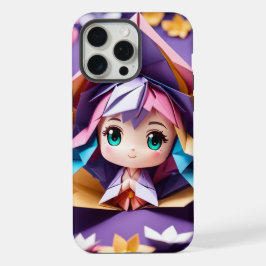 Chibi in origami iPhone 15 pro max case