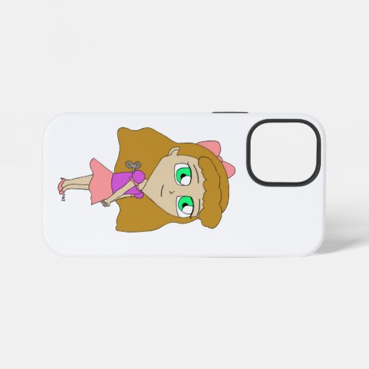 chibi iPhone hoesje (Achterkant horizontaal)