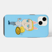 chibi iPhone hoesje (Achterkant horizontaal)