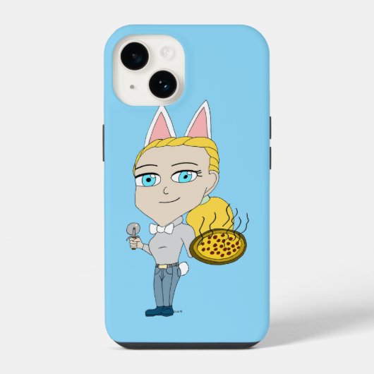 chibi iPhone hoesje (Achterkant)