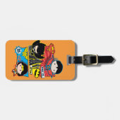 Chibi is klaar voor actie! bagagelabel (Voorkant horizontaal)