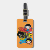 Chibi is klaar voor actie! bagagelabel (Voorkant verticaal)